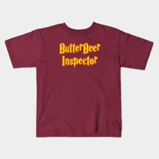 Beer of Butter Inspector  Inspector Kids T-Shirt